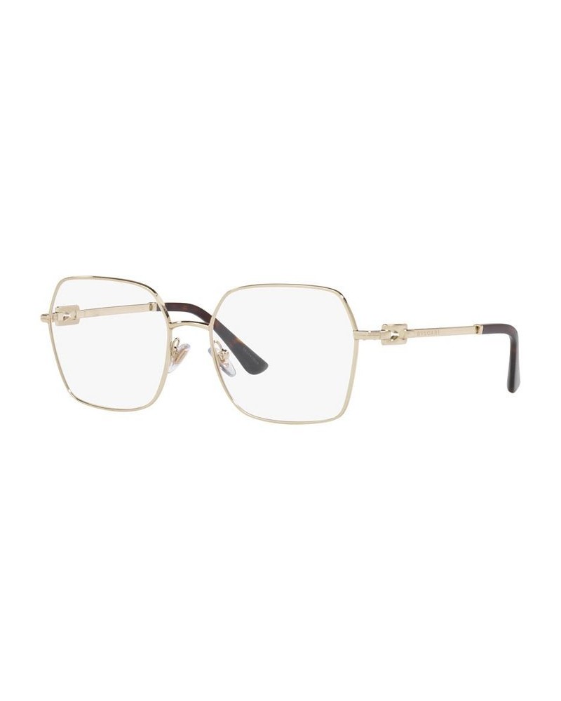 BV2240 Women's Square Eyeglasses Pink Gold Tone/Black $107.64 Womens