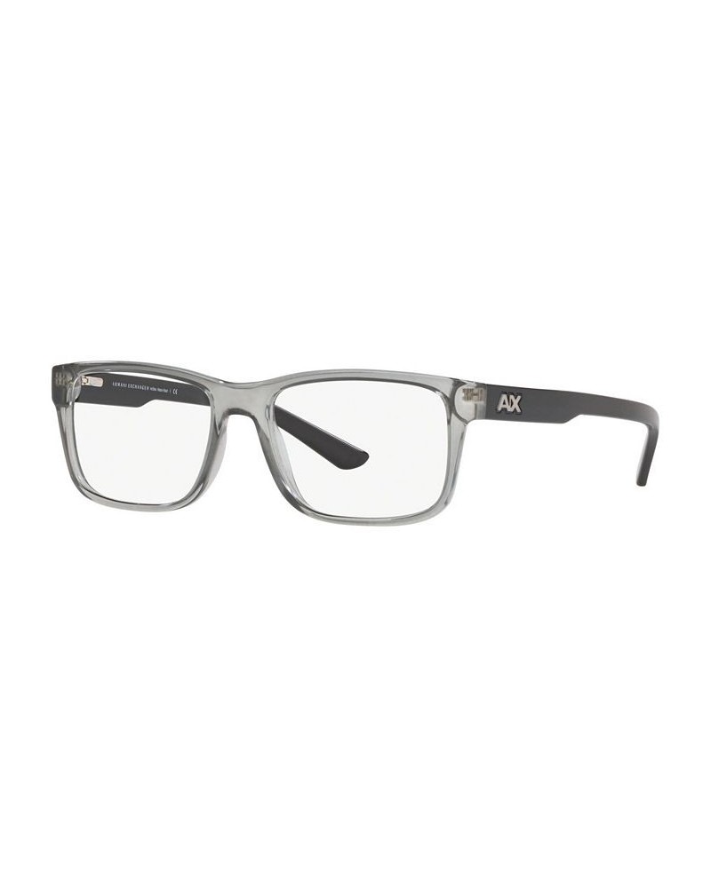 Armani Exchange AX3016 Men's Square Eyeglasses Light Gray $33.32 Mens