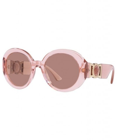 Women's Sunglasses VE4414 55 Transparent Pink $58.65 Womens