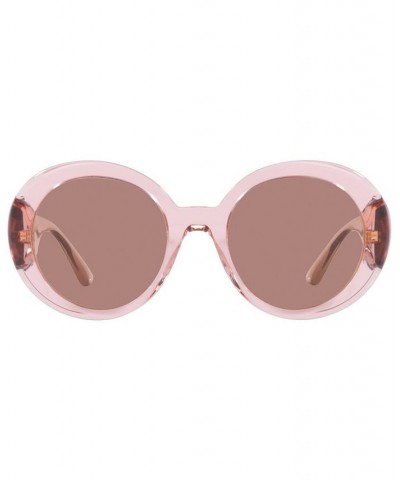 Women's Sunglasses VE4414 55 Transparent Pink $58.65 Womens