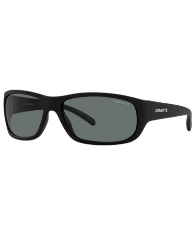 Unisex Polarized Sunglasses AN4290 Uka-Uka 63 Matte Black $11.70 Unisex