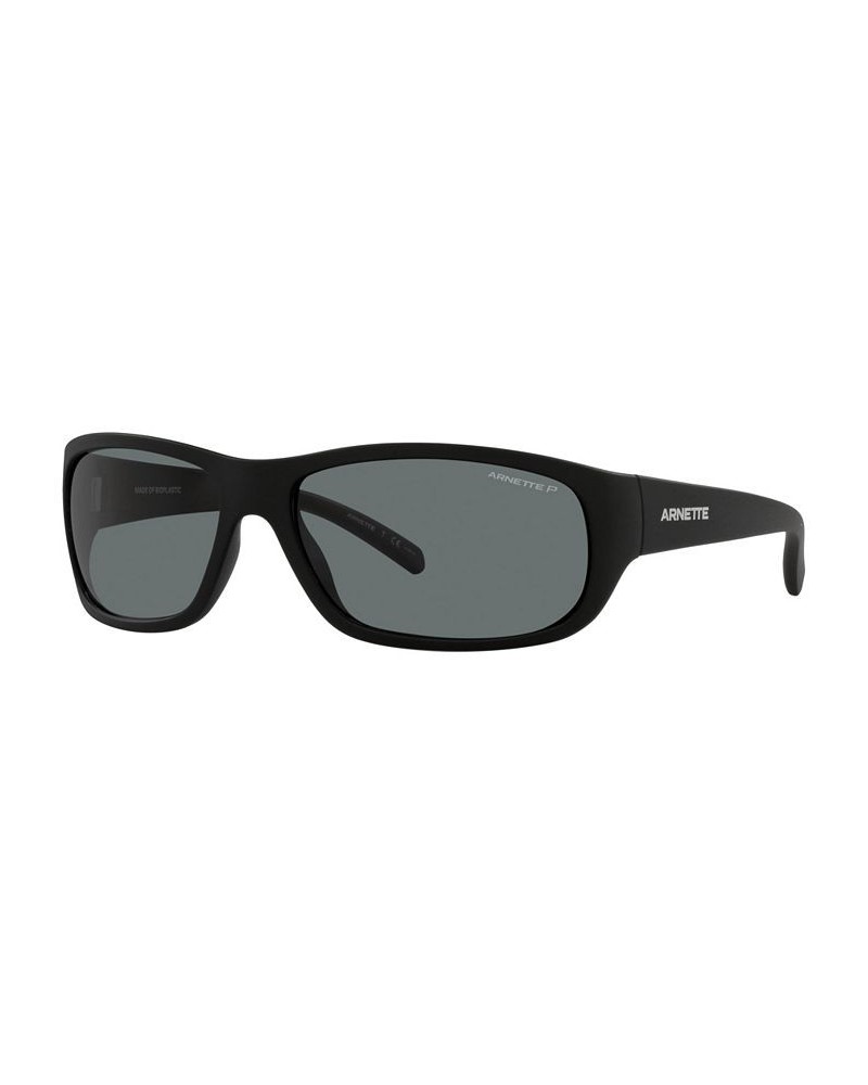 Unisex Polarized Sunglasses AN4290 Uka-Uka 63 Matte Black $11.70 Unisex