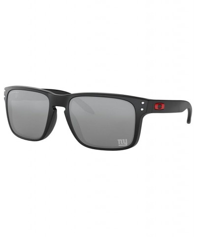 NFL Collection Sunglasses New York Giants OO9102 55 HOLBROOK NYG MATTE BLACK/PRIZM BLACK $38.43 Unisex