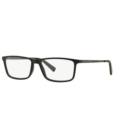 Armani Exchange AX3027 Men's Rectangle Eyeglasses Matte Blk $12.50 Mens