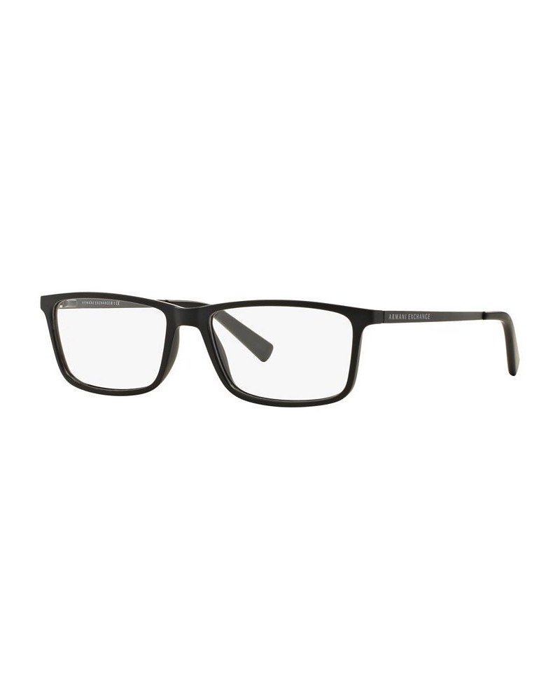 Armani Exchange AX3027 Men's Rectangle Eyeglasses Matte Blk $12.50 Mens