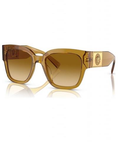 Women's Sunglasses VE4437U 54 Transparent Honey $49.30 Womens