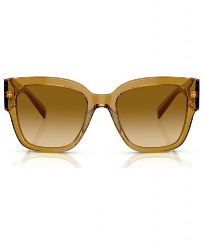 Women's Sunglasses VE4437U 54 Transparent Honey $49.30 Womens