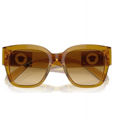 Women's Sunglasses VE4437U 54 Transparent Honey $49.30 Womens