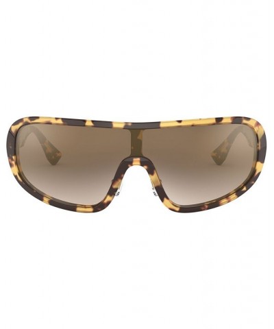 Sunglasses MU 06VS 33 LIGHT HAVANA/BROWN GRAD GREY MIRROR GOLD $46.67 Unisex