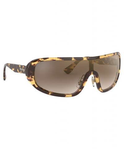 Sunglasses MU 06VS 33 LIGHT HAVANA/BROWN GRAD GREY MIRROR GOLD $46.67 Unisex