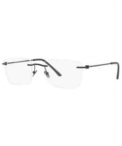 AR5124 Men's Rectangle Eyeglasses Matte Black $89.88 Mens