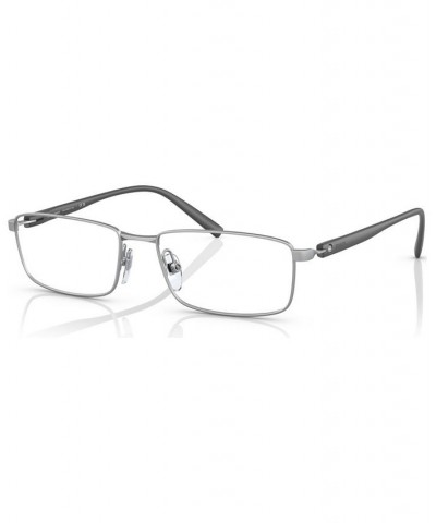 Men's Rectangle Eyeglasses SH2075T56-O Ruthenium $31.00 Mens