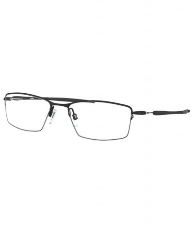 OX5113 Lizard Men's Rectangle Eyeglasses Black $60.00 Mens