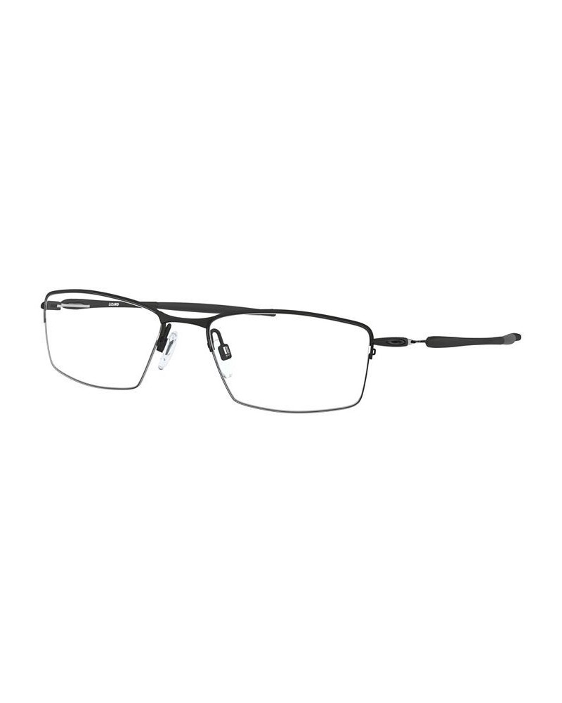 OX5113 Lizard Men's Rectangle Eyeglasses Black $60.00 Mens