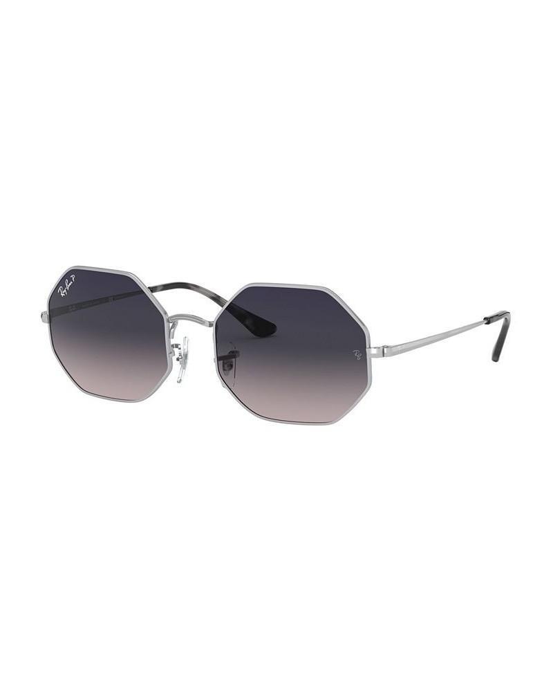 Unisex OCTAGON Polarized Sunglasses RB1972 54 SILVER/BLUE GRADIENT POLAR $59.64 Unisex