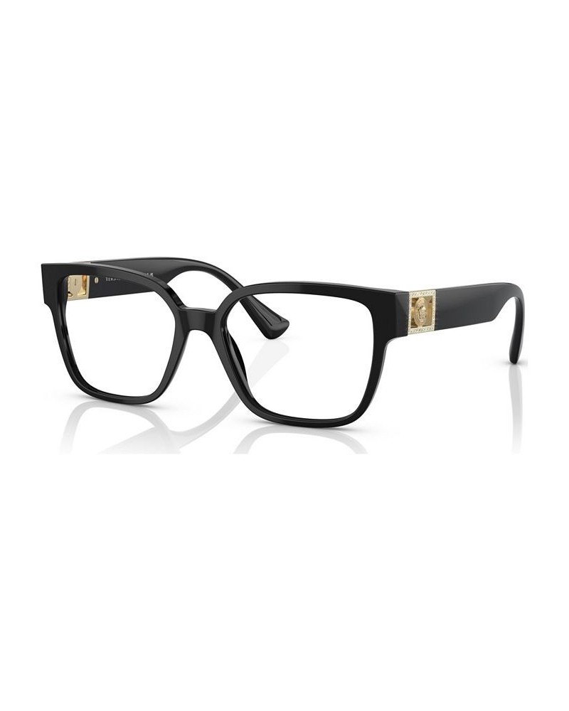 Women's Square Eyeglasses VE3329B54-X Black $89.90 Womens