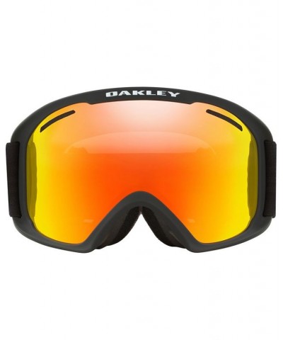 Unisex Frame 2.0 Snow Goggles OO7112 MATTE BLACK/FIRE IRIDIUM & PERSIMMON $27.12 Unisex