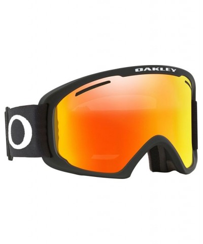 Unisex Frame 2.0 Snow Goggles OO7112 MATTE BLACK/FIRE IRIDIUM & PERSIMMON $27.12 Unisex