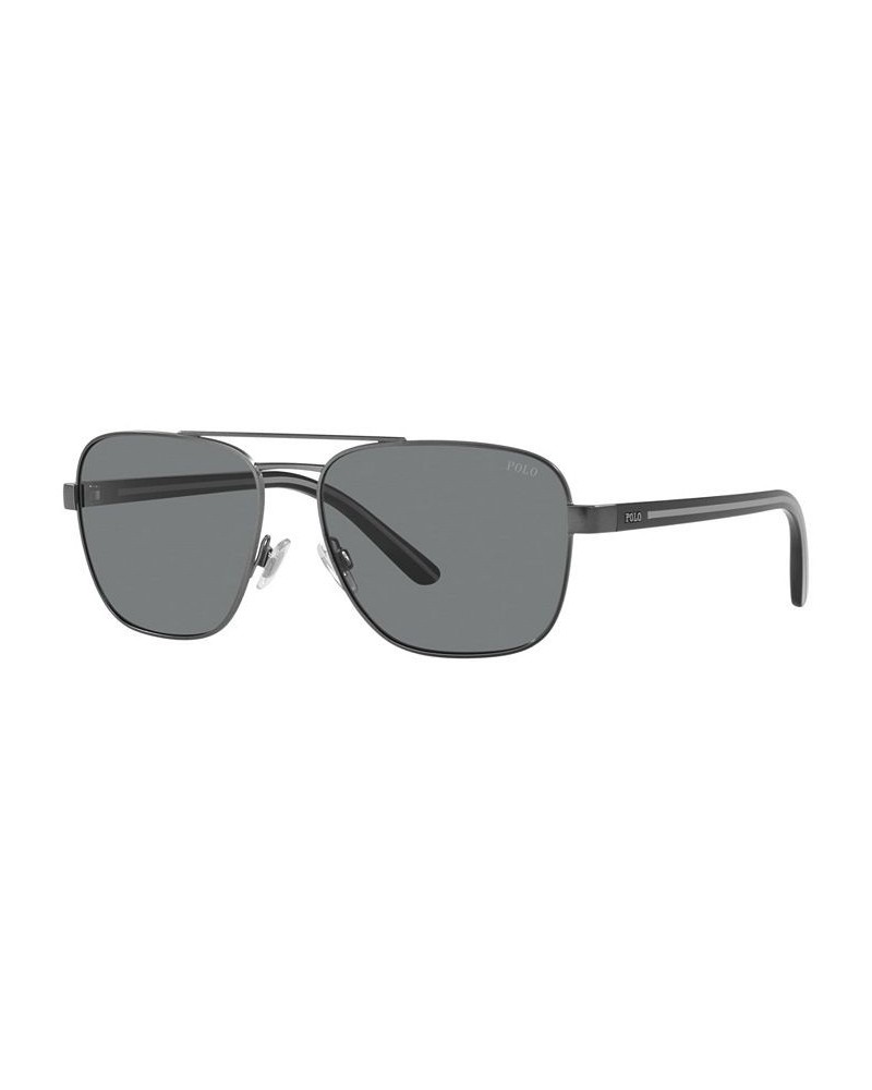 Men's Sunglasses PH3138 59 Semishiny Dark Gunmetal $37.20 Mens