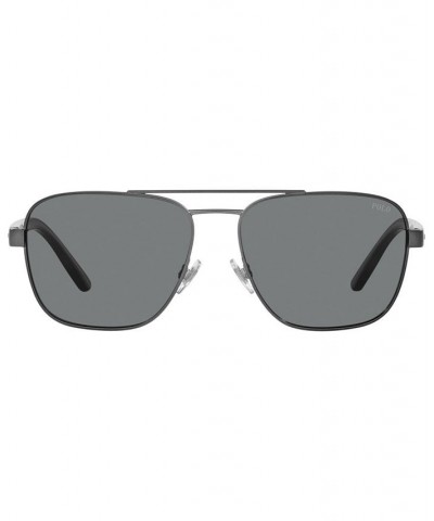 Men's Sunglasses PH3138 59 Semishiny Dark Gunmetal $37.20 Mens