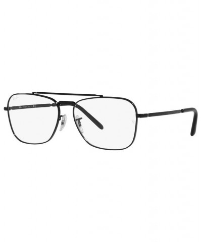 RB3636V New Caravan Unisex Square Eyeglasses Black $34.01 Unisex