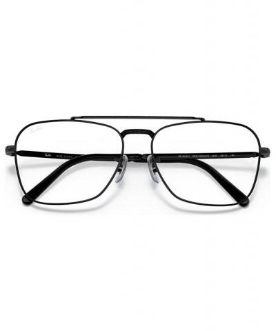 RB3636V New Caravan Unisex Square Eyeglasses Black $34.01 Unisex