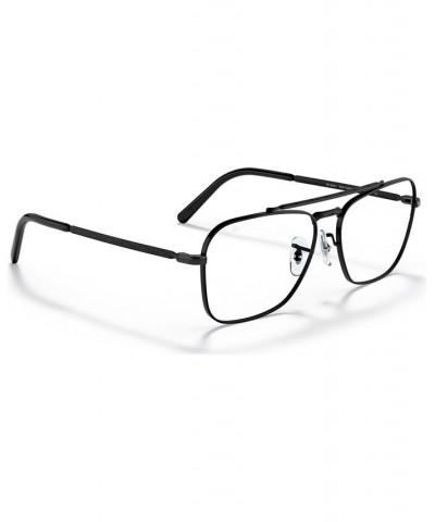 RB3636V New Caravan Unisex Square Eyeglasses Black $34.01 Unisex