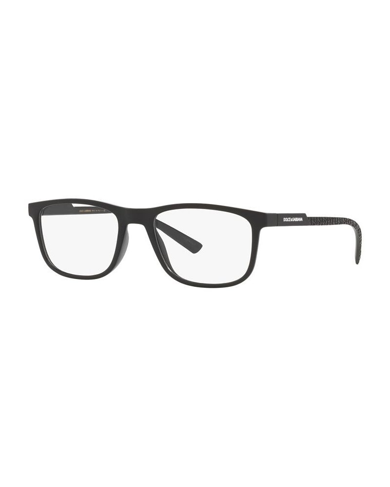 DG5062 Men's Rectangle Eyeglasses Matte Black $29.26 Mens