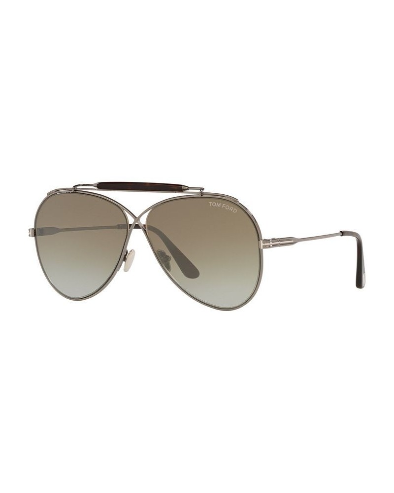 Unisex Sunglasses TR001321 60 Gunmetal Shiny $86.40 Unisex