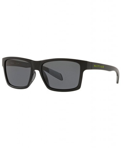 Native Men's Polarized Sunglasses XD0036 41 ASPHALT/GREY $7.08 Mens