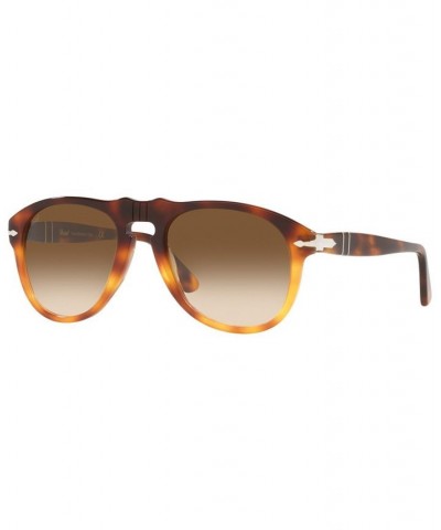 Men's Sunglasses PO0649 54 Dk Brown/Light Brown Tortoise $80.91 Mens