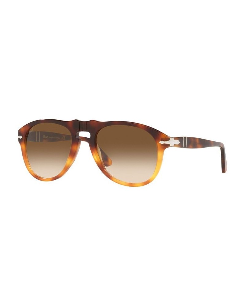 Men's Sunglasses PO0649 54 Dk Brown/Light Brown Tortoise $80.91 Mens