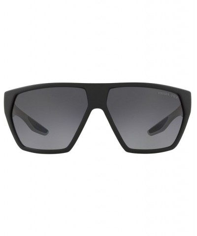 Men's Polarized Sunglasses PS 08US 67 BLACK RUBBER/POLAR GREY GRADIENT $27.44 Mens