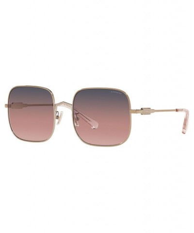 Women's Sunglasses HC7120 55 L1169 ROSE GOLD/NAVY PINK PEACH GRADIENT $43.12 Womens