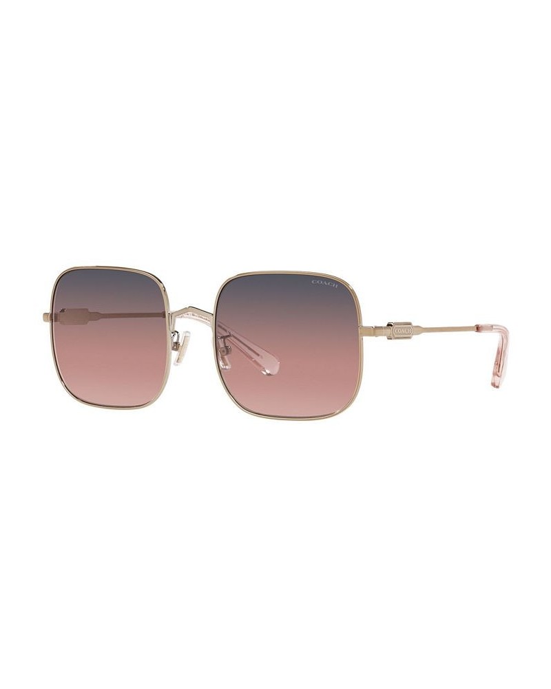 Women's Sunglasses HC7120 55 L1169 ROSE GOLD/NAVY PINK PEACH GRADIENT $43.12 Womens