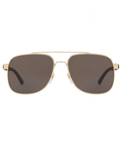 Sunglasses GG0422S 60 GOLD SHINY / BROWN $74.87 Unisex