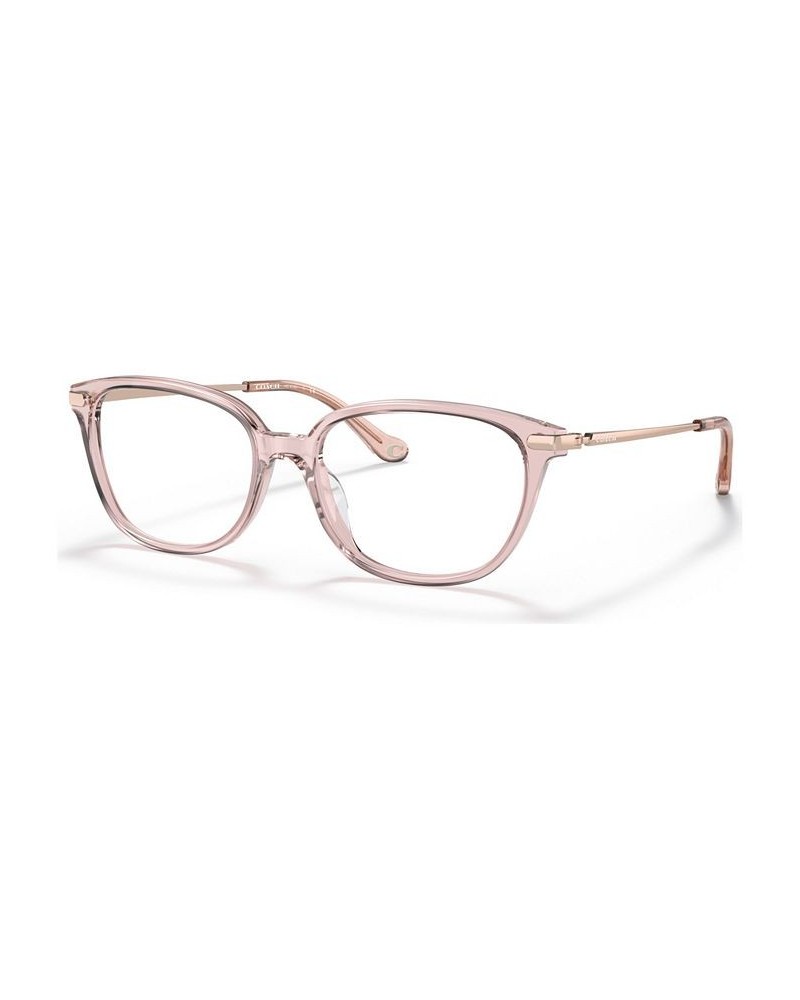 Unisex Round Eyeglasses HC5141 Transparent Blush $32.13 Unisex