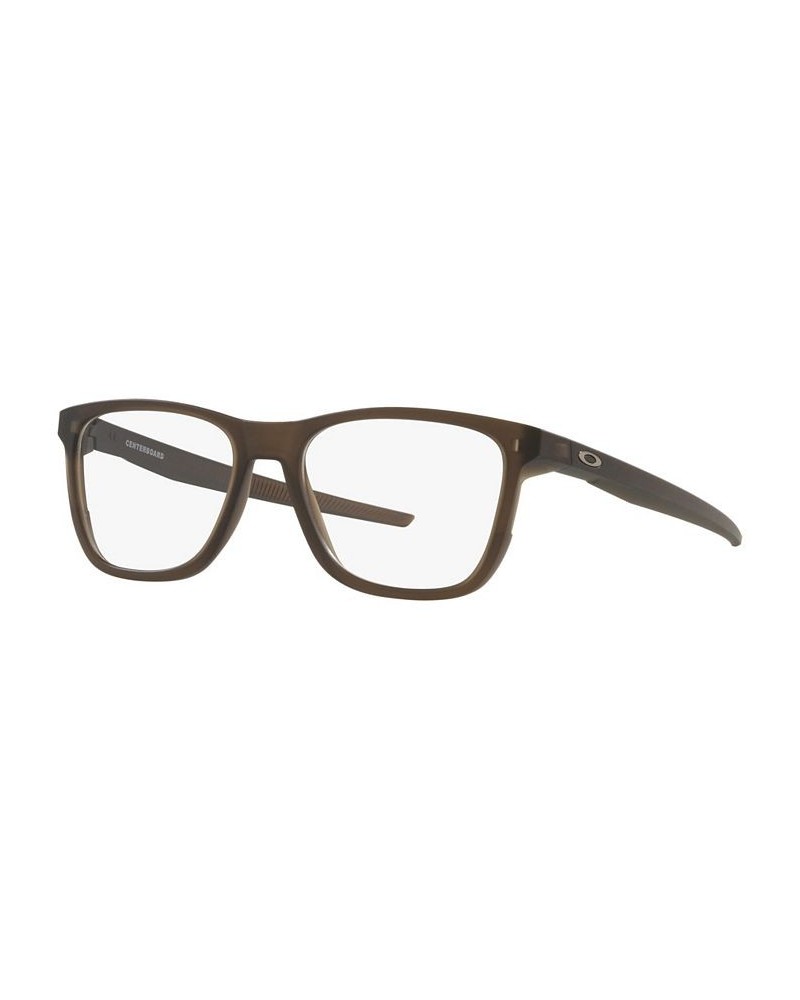 OX8163 Centerboard Men's Round Eyeglasses Satin Brown Smoke $16.40 Mens