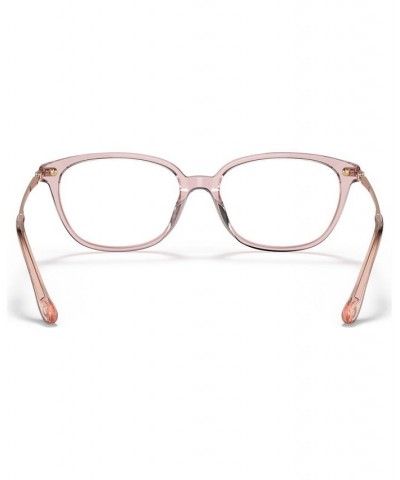 Unisex Round Eyeglasses HC5141 Transparent Blush $32.13 Unisex