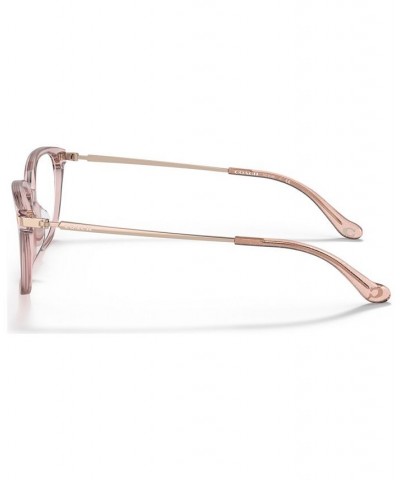 Unisex Round Eyeglasses HC5141 Transparent Blush $32.13 Unisex