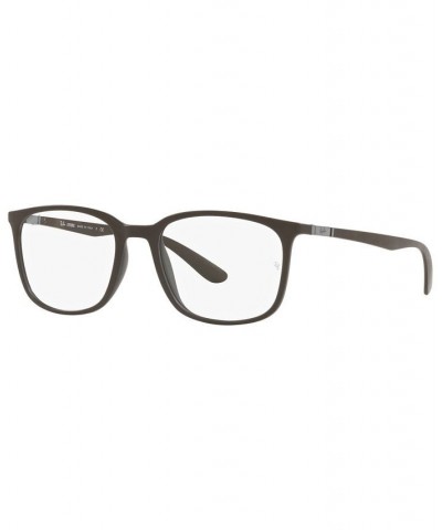 RX7199 Unisex Square Eyeglasses Brown $28.08 Unisex