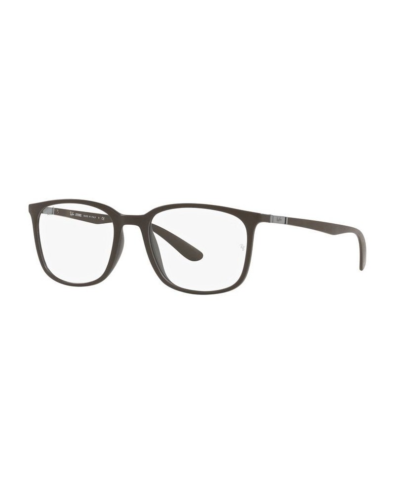 RX7199 Unisex Square Eyeglasses Brown $28.08 Unisex