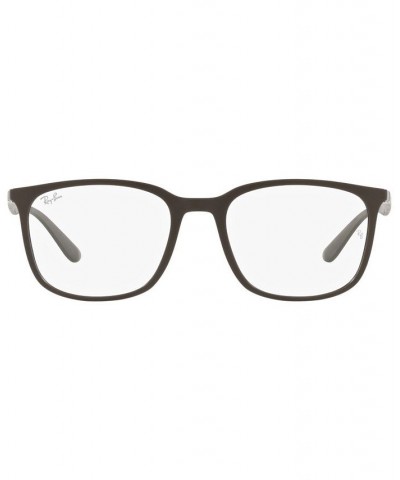 RX7199 Unisex Square Eyeglasses Brown $28.08 Unisex