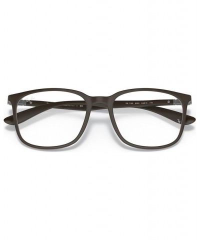 RX7199 Unisex Square Eyeglasses Brown $28.08 Unisex