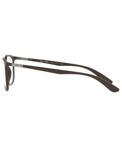 RX7199 Unisex Square Eyeglasses Brown $28.08 Unisex