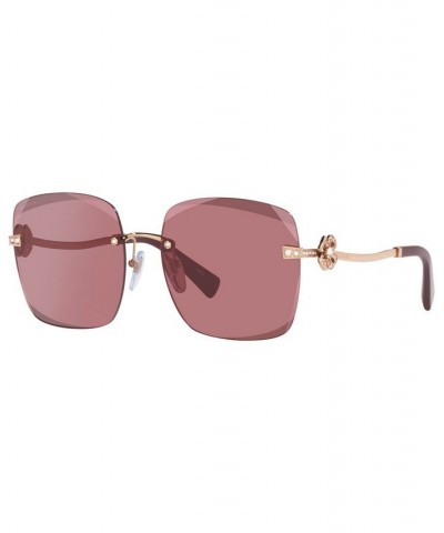 Women's Sunglasses BV6173B 58 Pink Gold-Tone $58.41 Womens