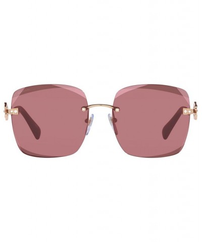 Women's Sunglasses BV6173B 58 Pink Gold-Tone $58.41 Womens