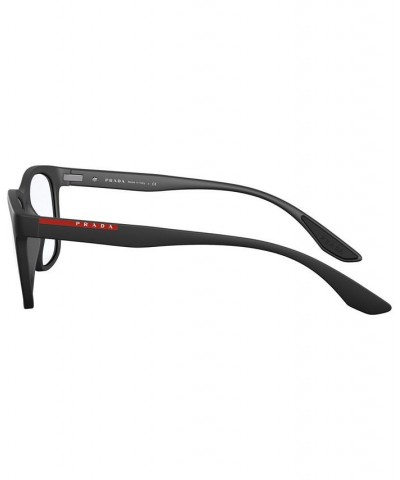 PS 02NV Men's Square Eyeglasses Black $31.92 Mens