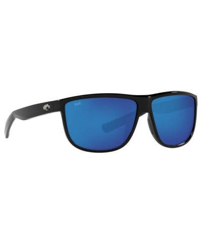 RINCONDO Polarized Sunglasses 6S9010 61 11 SHINY BLACK/BLUE MIRROR 580G $35.49 Unisex