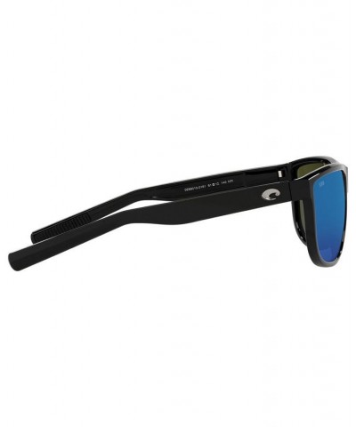 RINCONDO Polarized Sunglasses 6S9010 61 11 SHINY BLACK/BLUE MIRROR 580G $35.49 Unisex